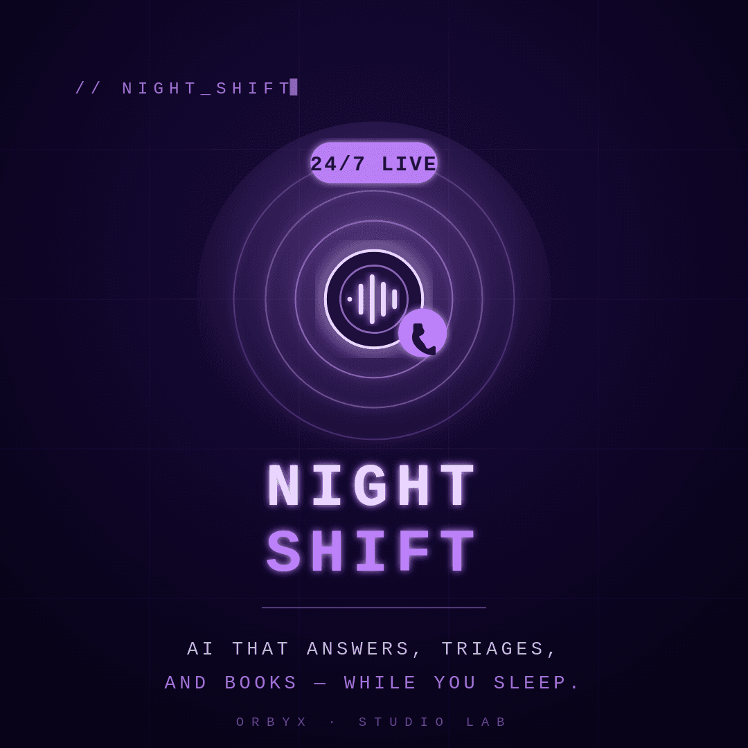 NightShift dashboard